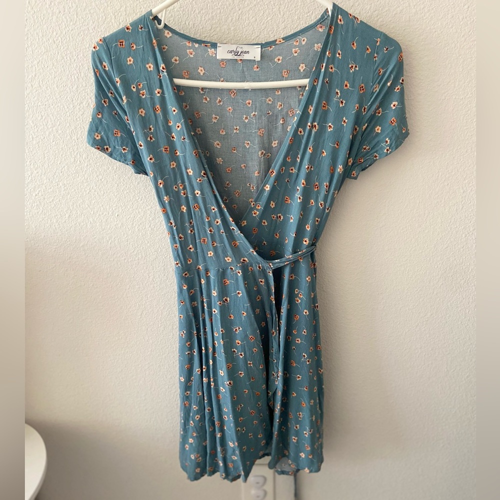 Cjla Floral Wrap Dress